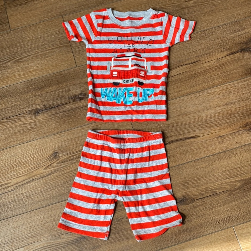 Cute fire truck outfit
